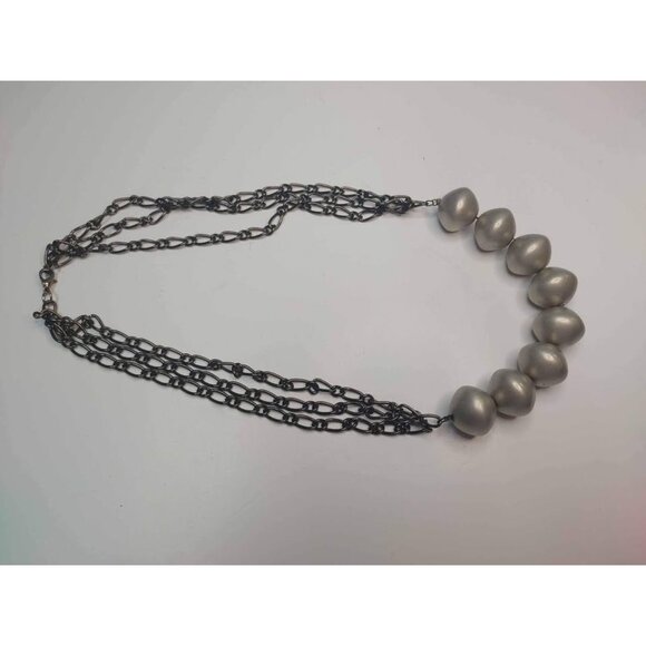 Lot of 6 Necklaces different materials, Boho / Retro - Picture 4 of 9